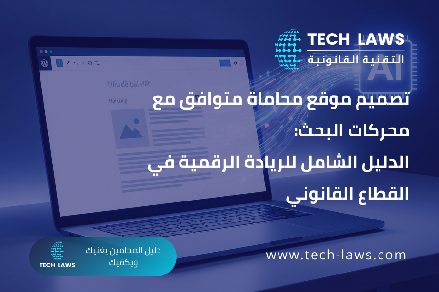 تصميم موقع محاماة متوافق مع محركات البحث